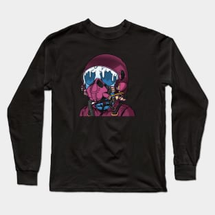 Retro Aviator - Tamarin Skull Long Sleeve T-Shirt